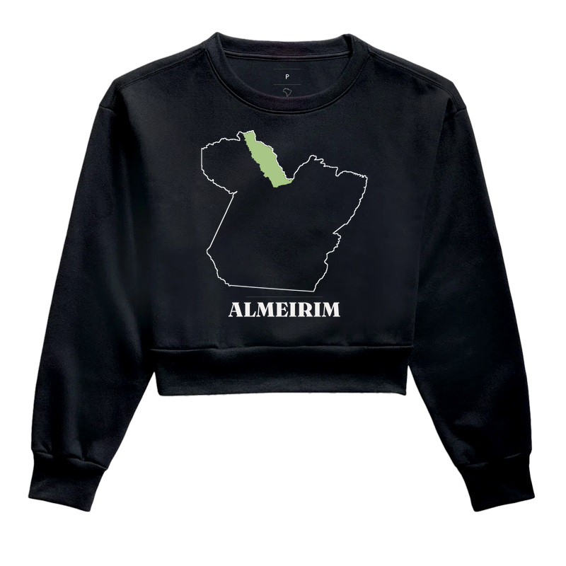 Almeirim | Traço PA - Cropped Moletom