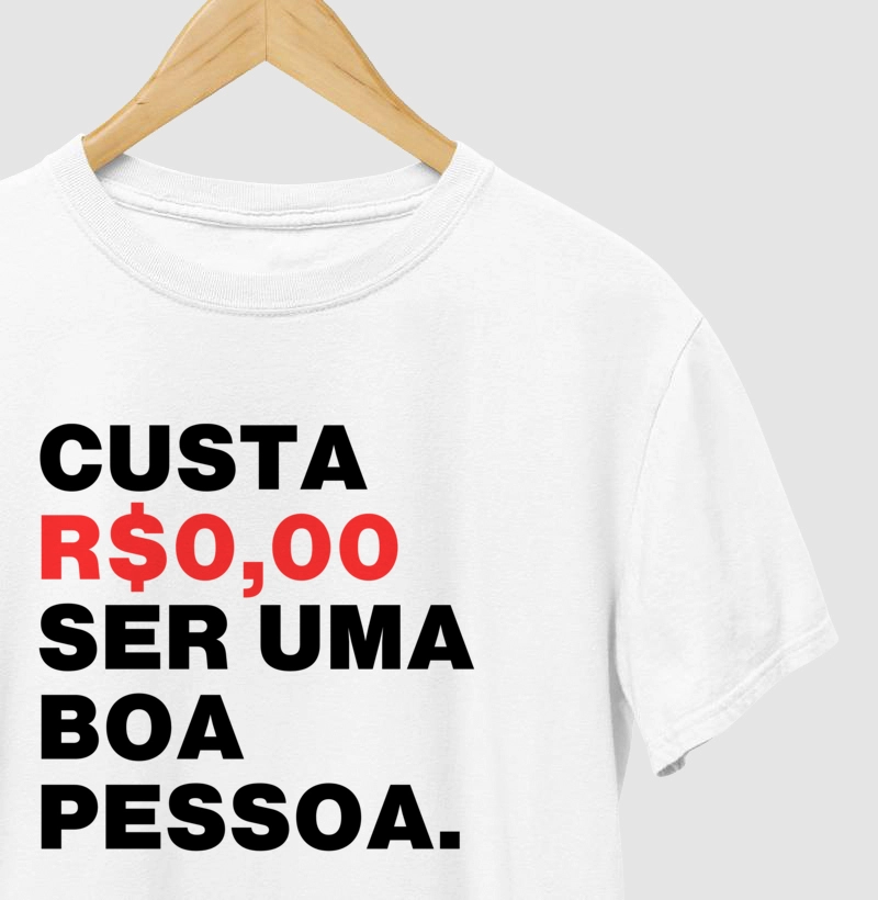 Custa zero reais