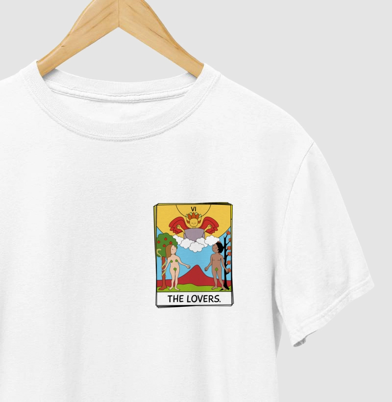 Camiseta The Lovers - Estampa Tarot