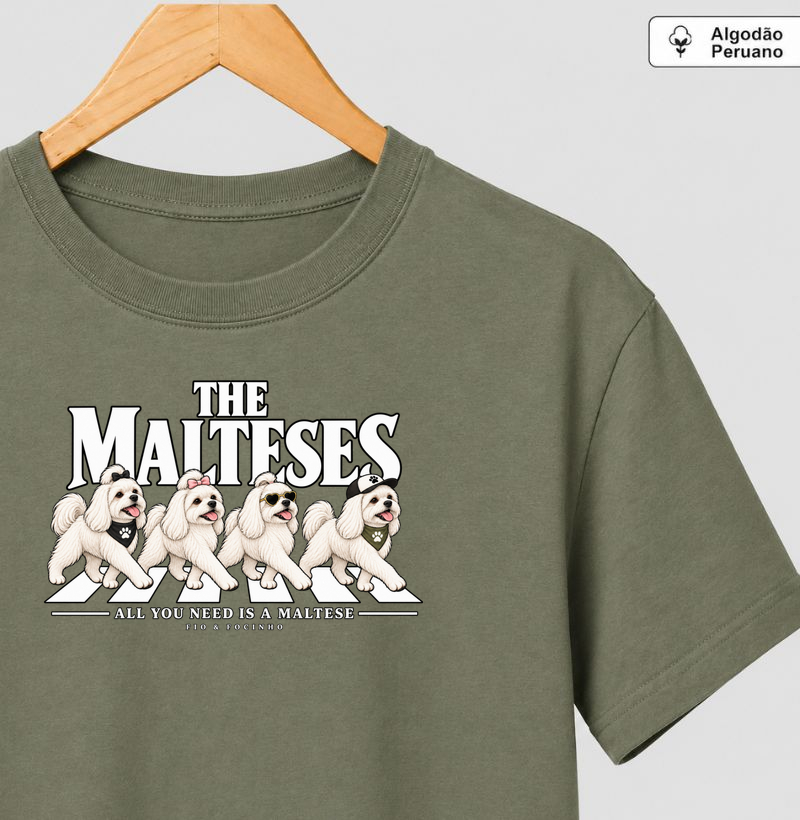 The Malteses - Camiseta Algodão Peruano