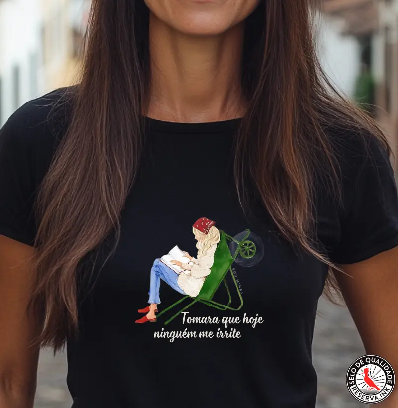 Camiseta Que Ninguém Me Irrite | Humor e Atitude
