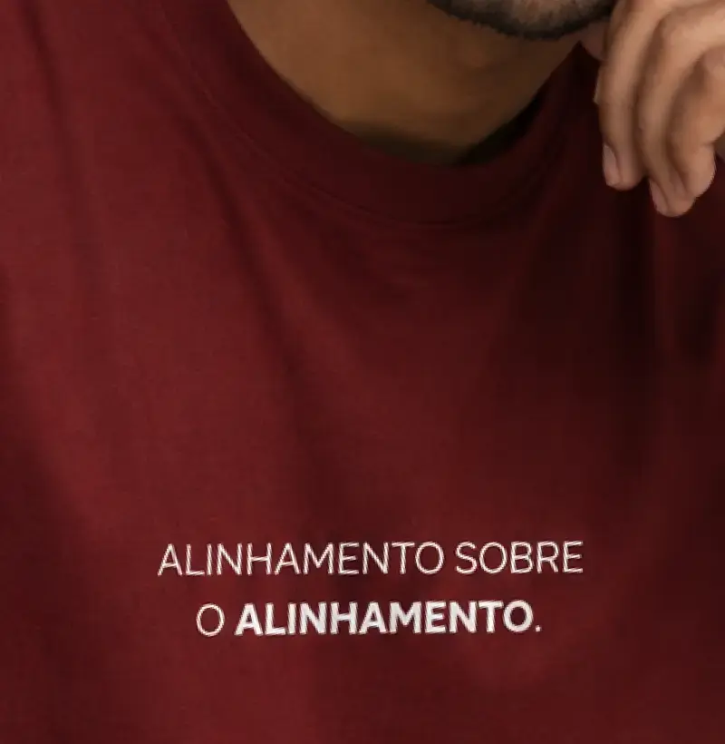 Alinhamento Sobre o Alinhamento - Camiseta