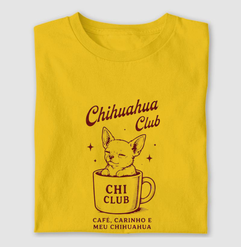 Café carinho e meu chihuahua 