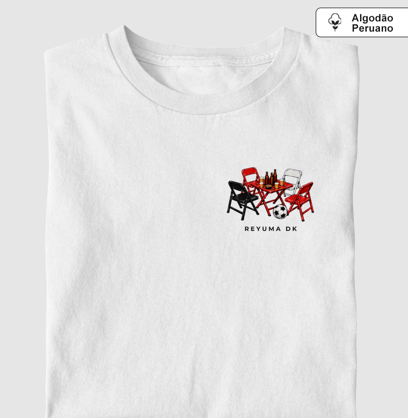 "Boteco e Resenha"- Futebol - Camiseta Algodão Peruano Masculina, Feminina e Babylook - Camiseta Algodão Peruano