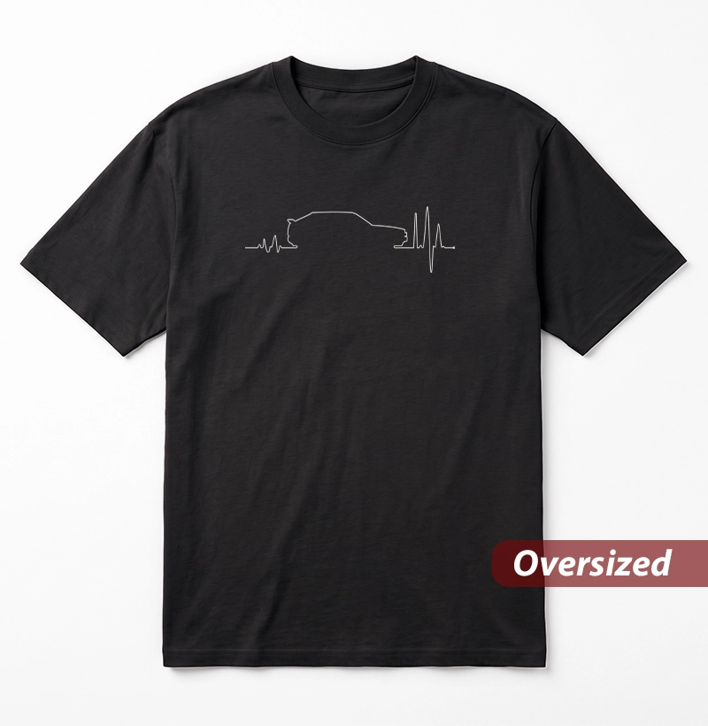 Eletrocardiograma Gol Quadrado GTI/GTS - Camiseta Oversized