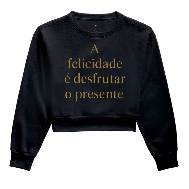 Camiseta "Felicidade Estoica" – O Poder de Viver o Agora