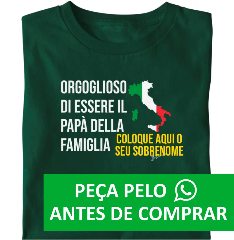 ORGOGLIOSO DI ESSERE IL PAPÀ DELA FAMIGLIA - SOBRENOME