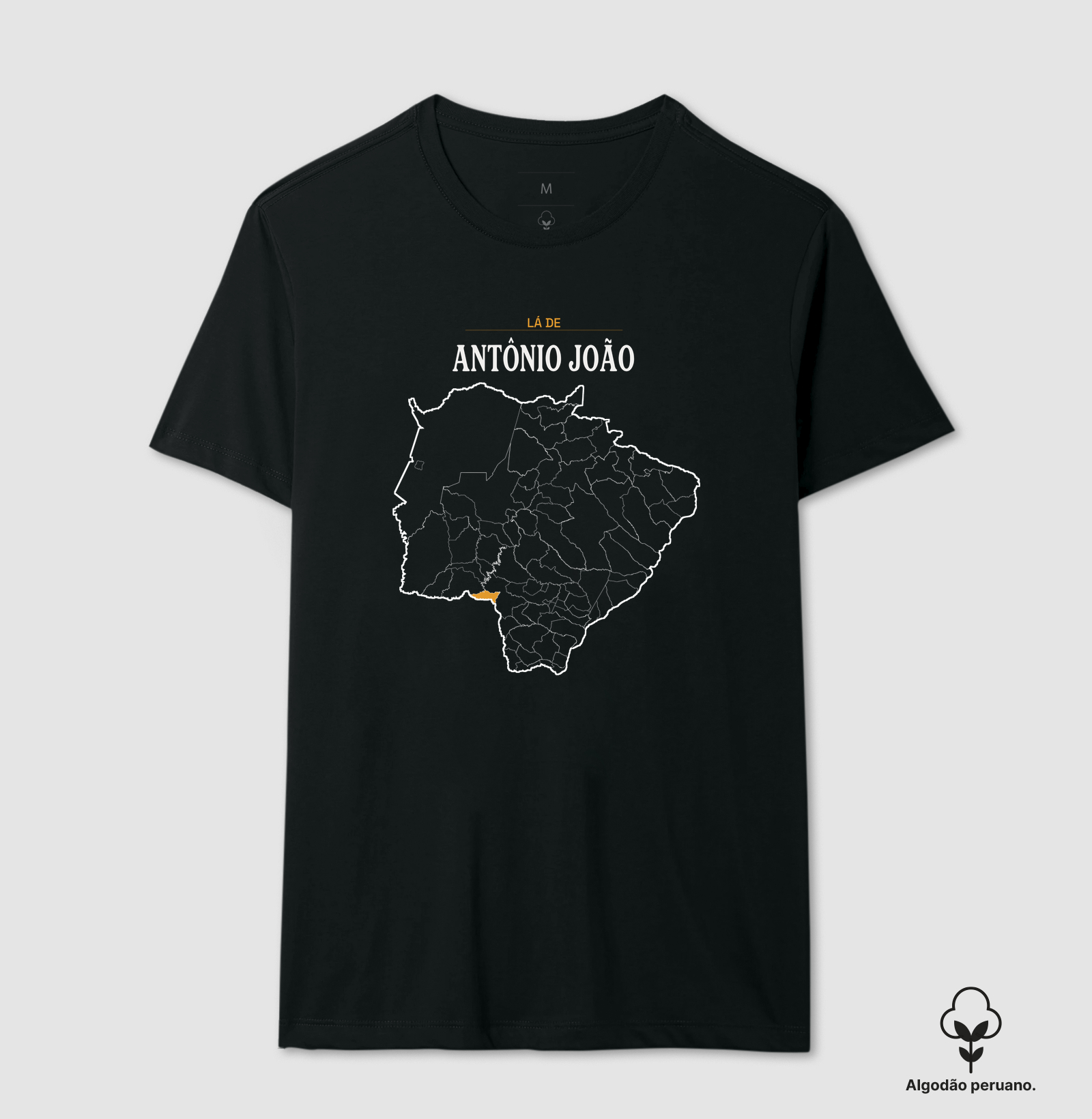 Antônio João | Território MS - Camiseta Algodão Peruano