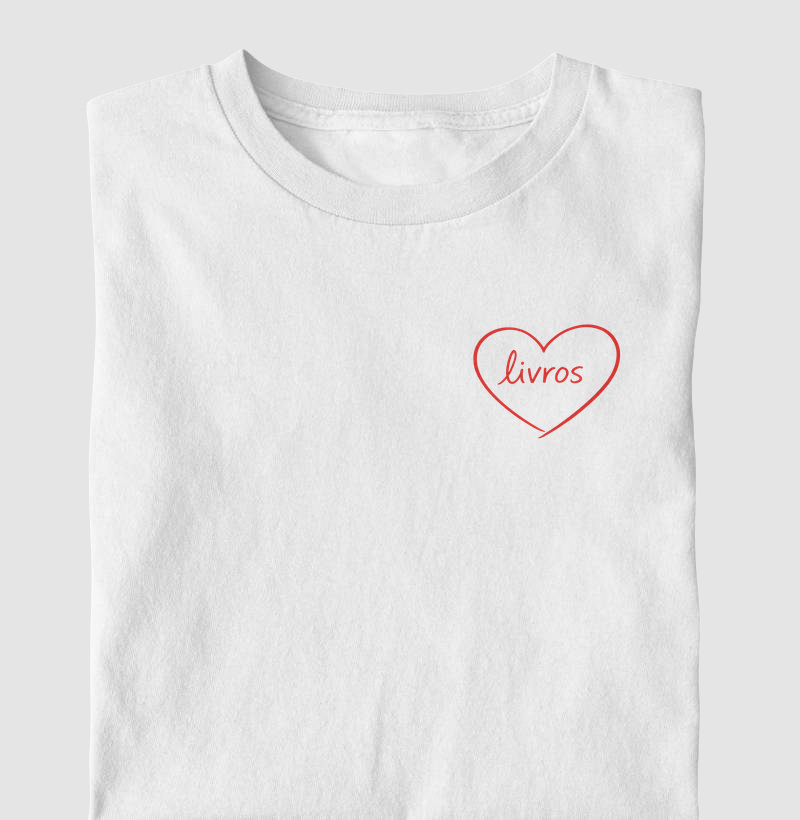 Camiseta | Amor por livros