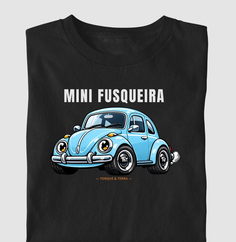 Mini fusqueira - Fusca azul claro 