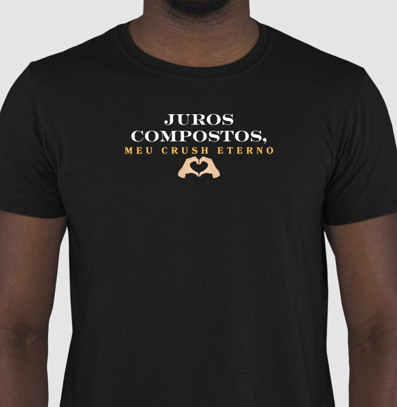 Camiseta Juros Compostos Crush - Dark