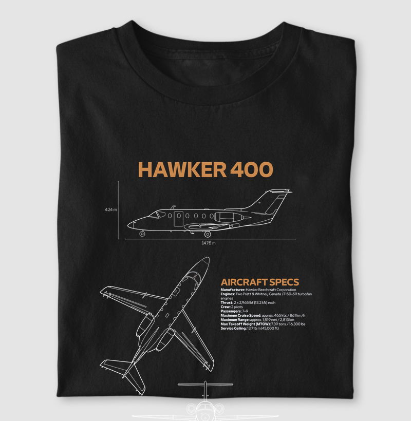 Hawker 400 | Blueprint - Camiseta