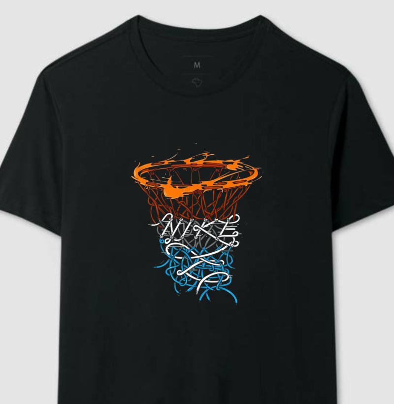 Camiseta Basquete Cesta Antiga