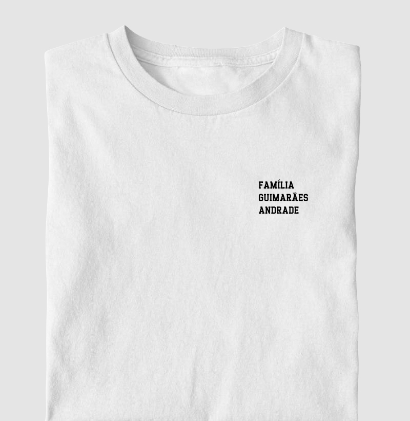 Família Guimarães Andrade - Personalizada