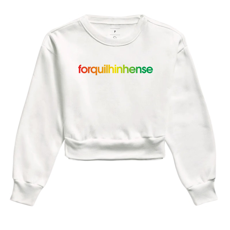 Cropped Moletom Forquilhinhense Cores da Bandeira