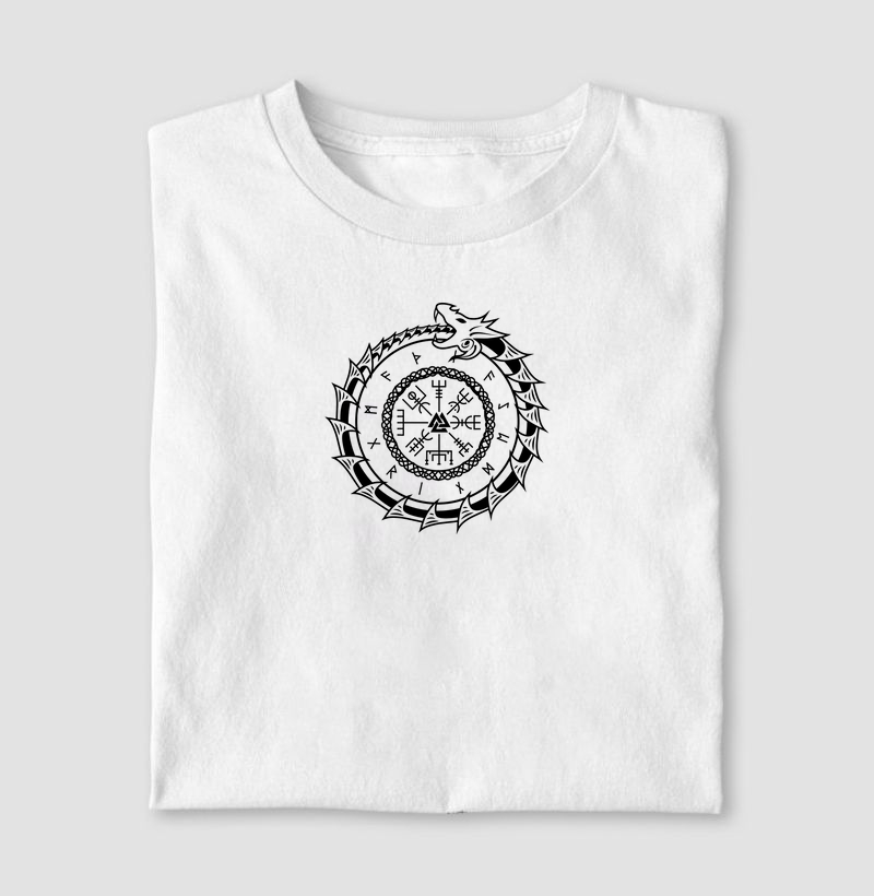 Círculo Rúnico de Proteção – Edição Ouroboros