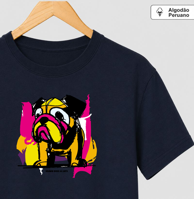 Bulldog colorido
