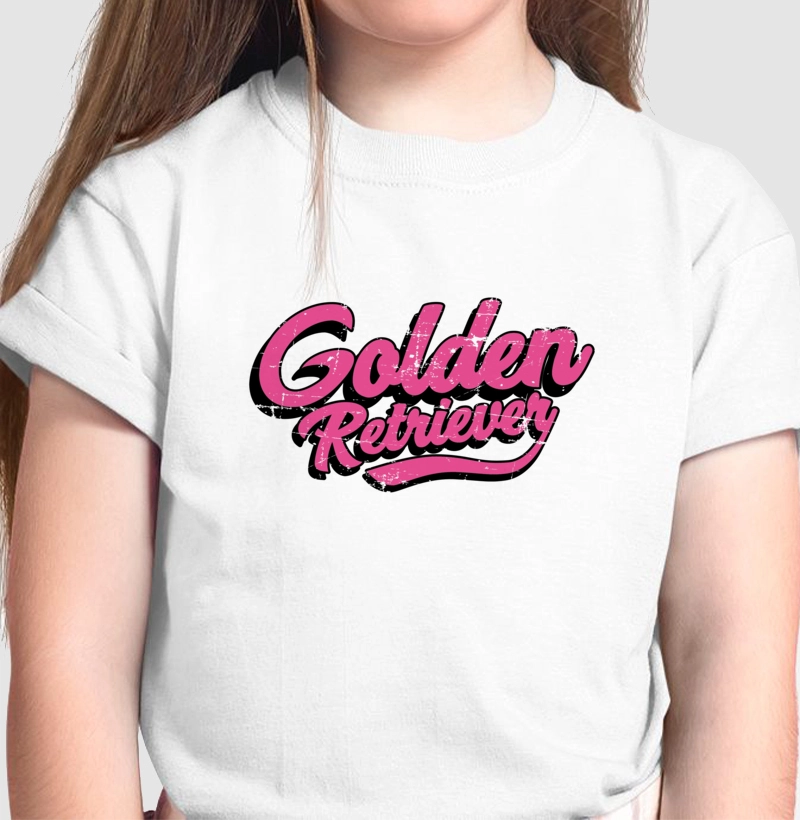 Golden Retriever Estilo Rosa
