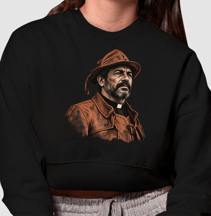 Padre Vaqueiro - Cropped Moletom