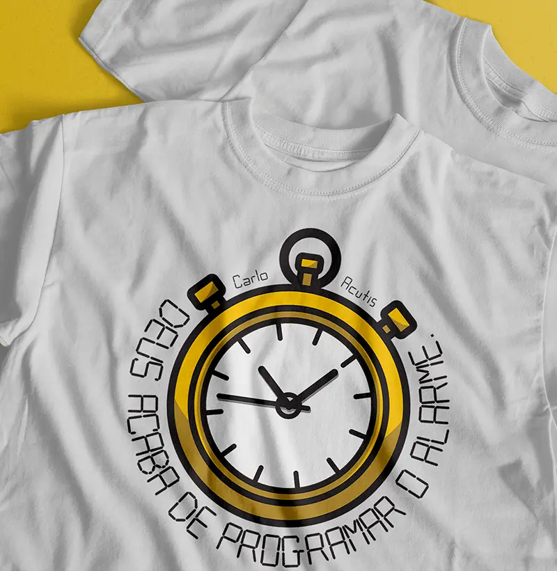 Deus acaba de programar o alarme - Beato Carlo Acutis 