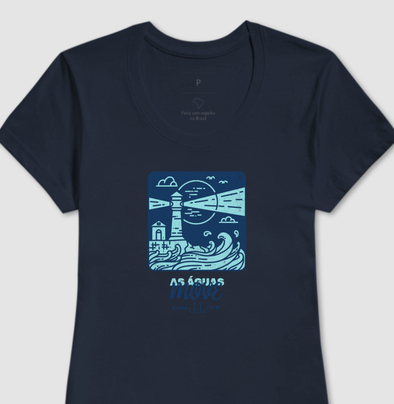 Camiseta Feminina Move as Águas