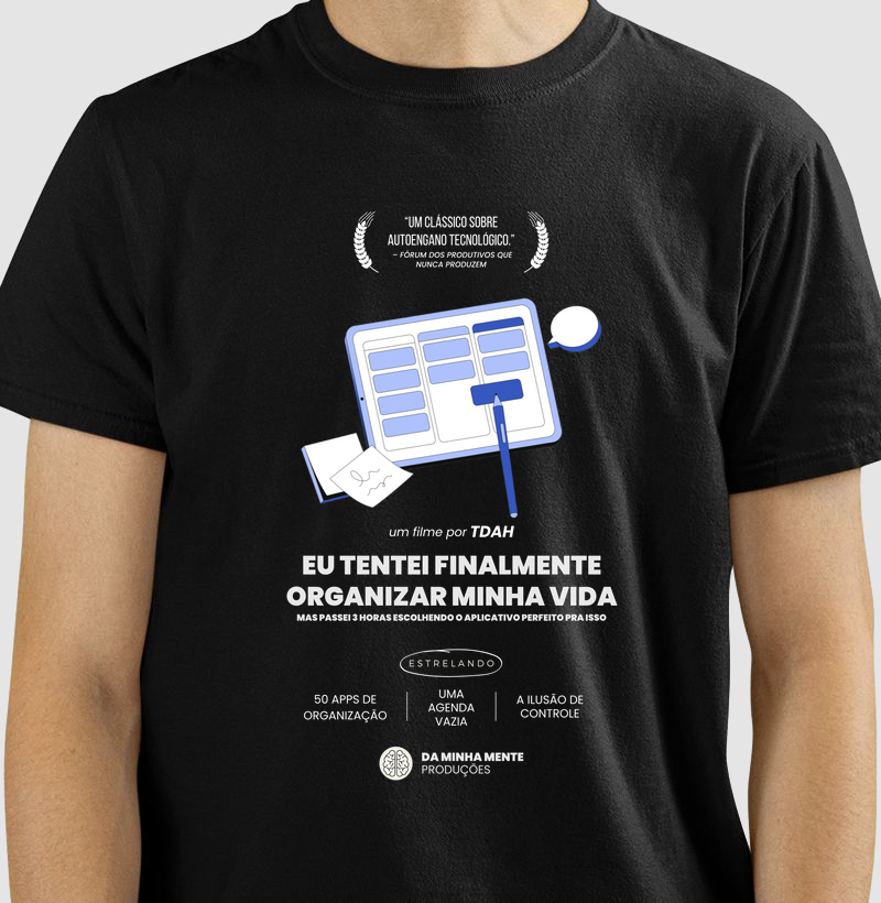 Eu tentei finalmente organizar minha vida