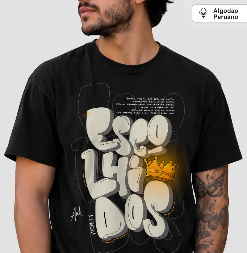 Camiseta Escolhidos — 1 Pedro 2:9