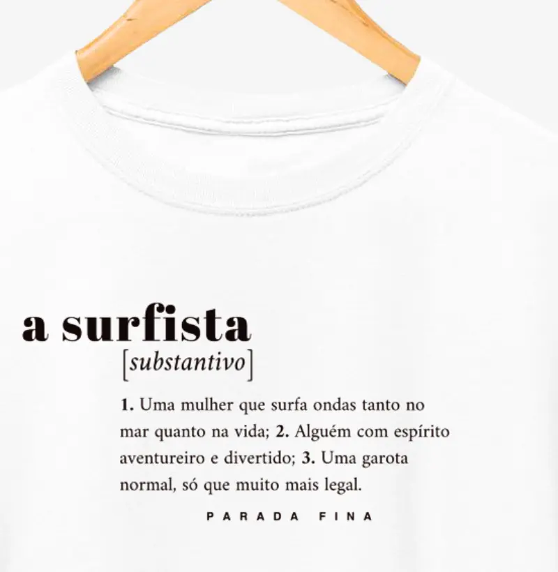  A Surfista - Algodão Peruano