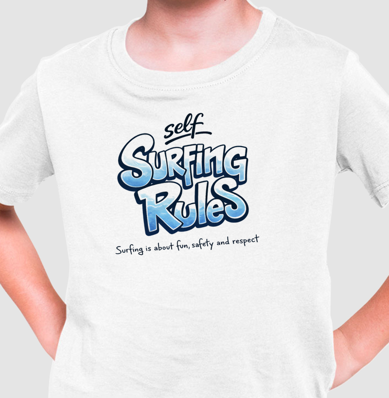 SURFING RULES - Camiseta Infantil
