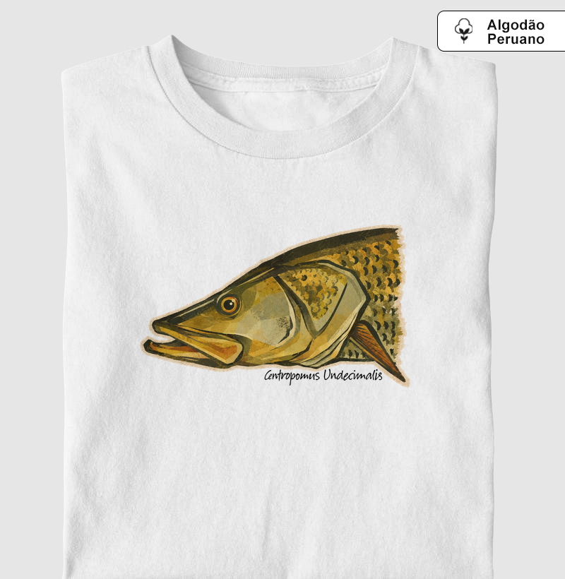 Robalo-Flecha - Camiseta Algodão Peruano