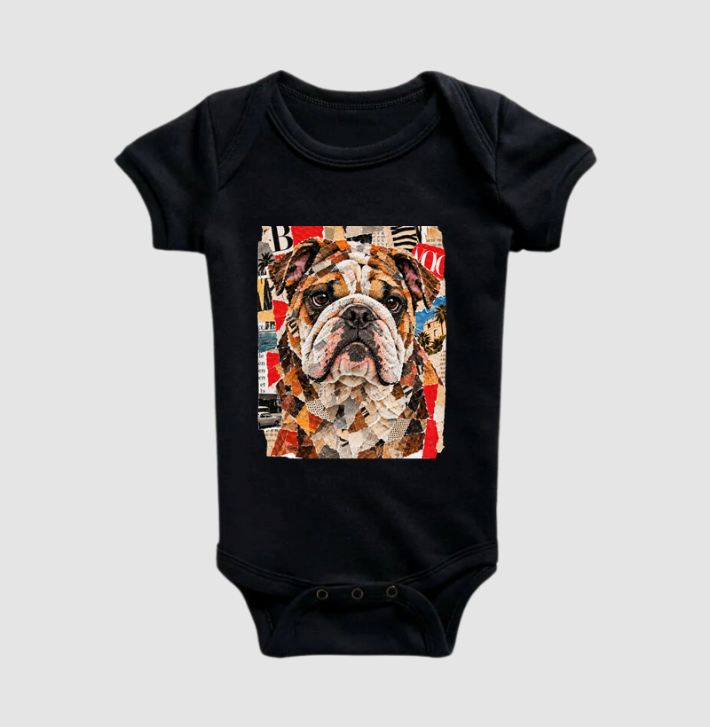 Buldogue Magazine Collage - Body Infantil