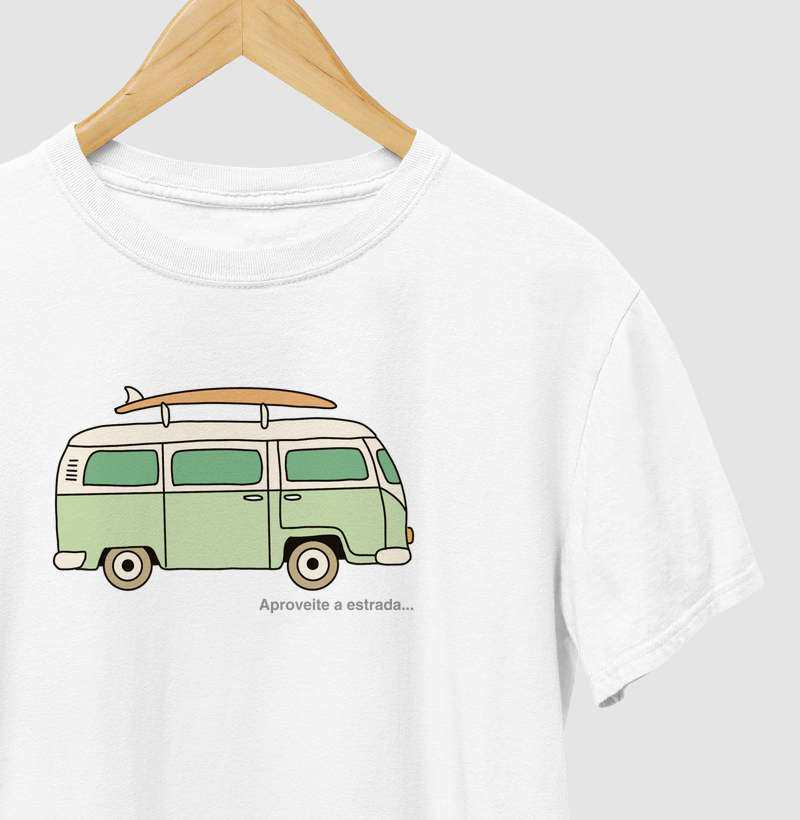Camiseta Minimalista Aproveite a Estrada Owl Basic