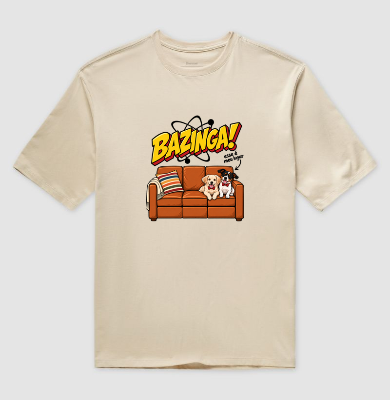 Esse é meu lugar - Camiseta Oversized