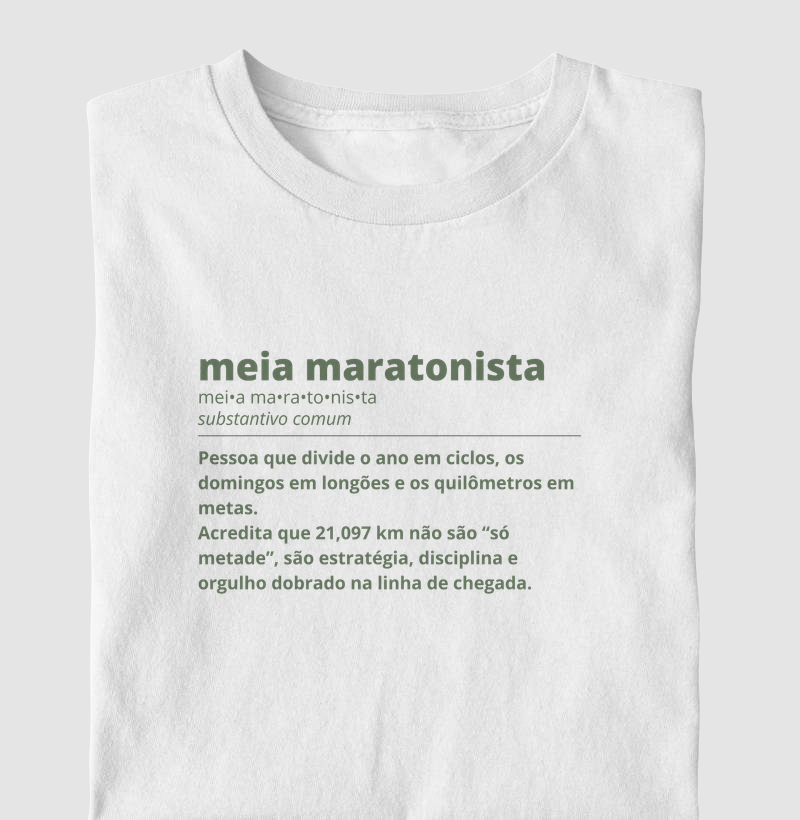 Meia Maratonista Dicionário