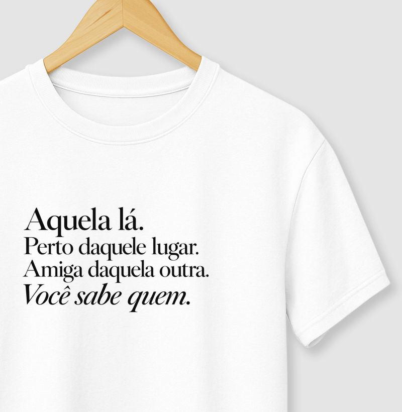 Aquela lá...