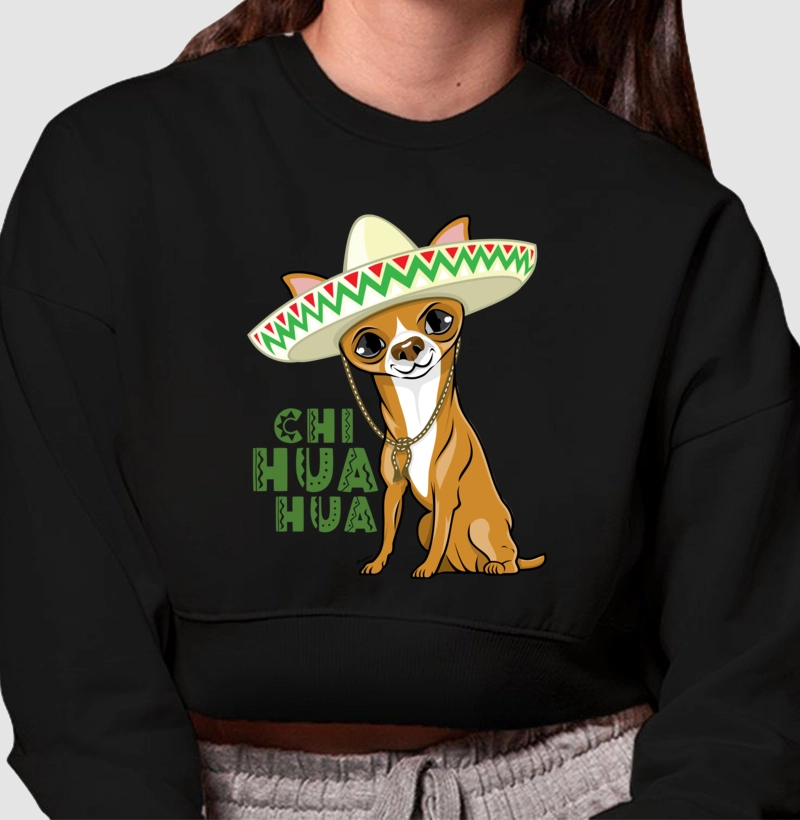 Moletom Cropped Chihuahua 02