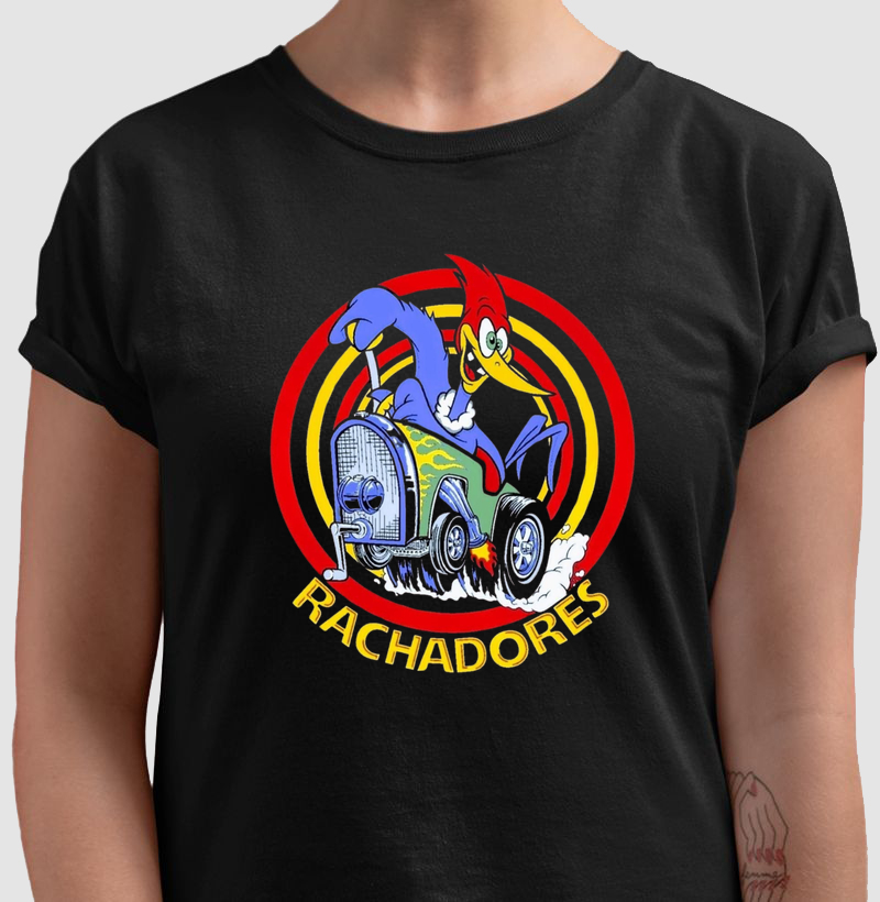 Camiseta Pica-Pau Biruta Rachador