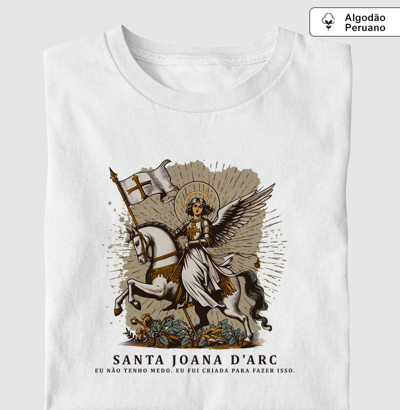 Santa Joana d'Arc - Algodão Peruano