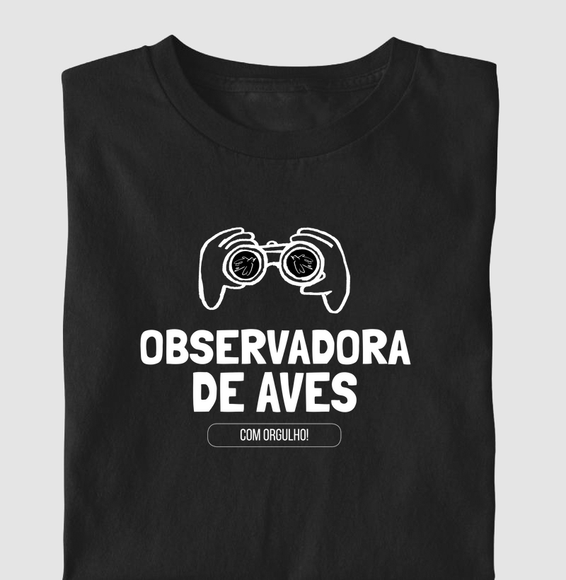 Observadora de Aves Branco - Infantil