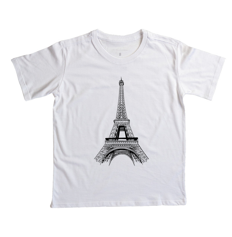 Camiseta Viagem - Torre Eiffel