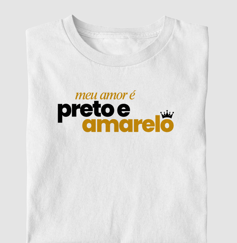 Meu amor é preto e amarelo