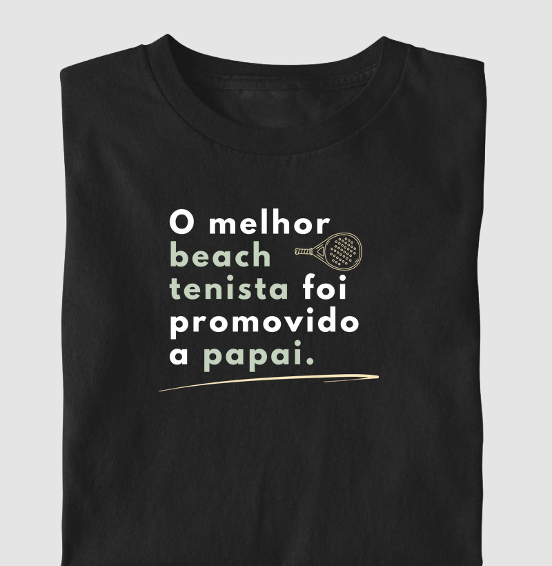 O melhor beach tenista foi promovido a papai