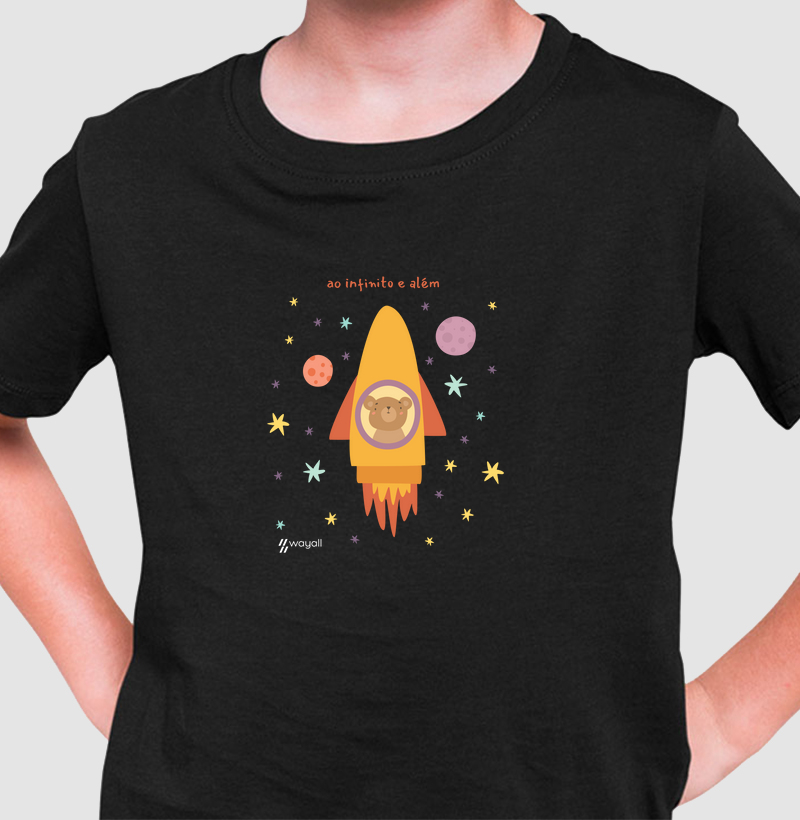 Camiseta Infantil - Ao Infinito e além