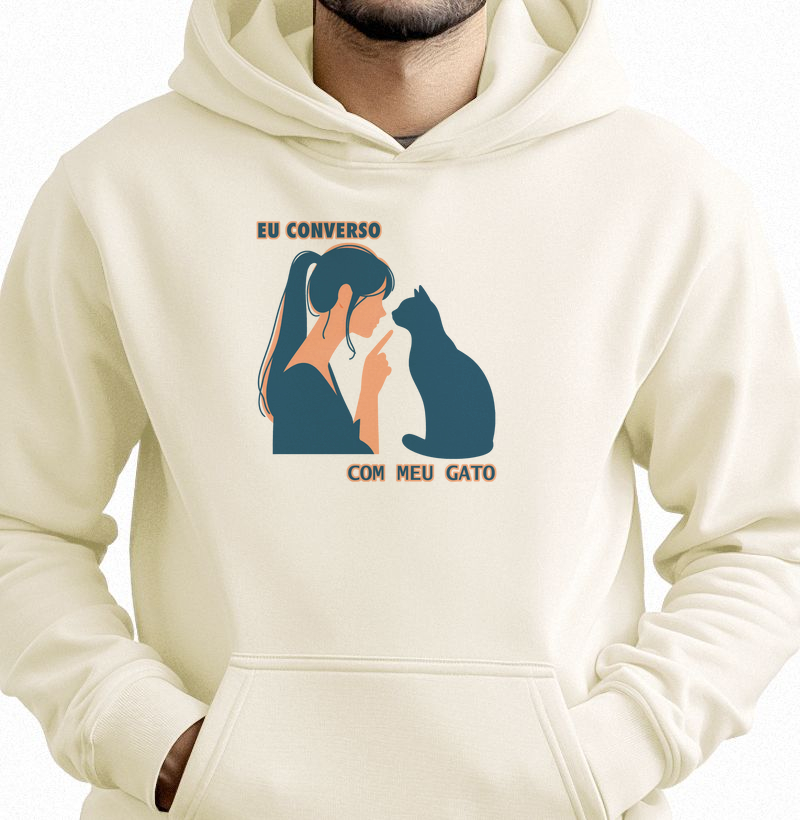 EU CONVERSO COM MEU GATO FEM.