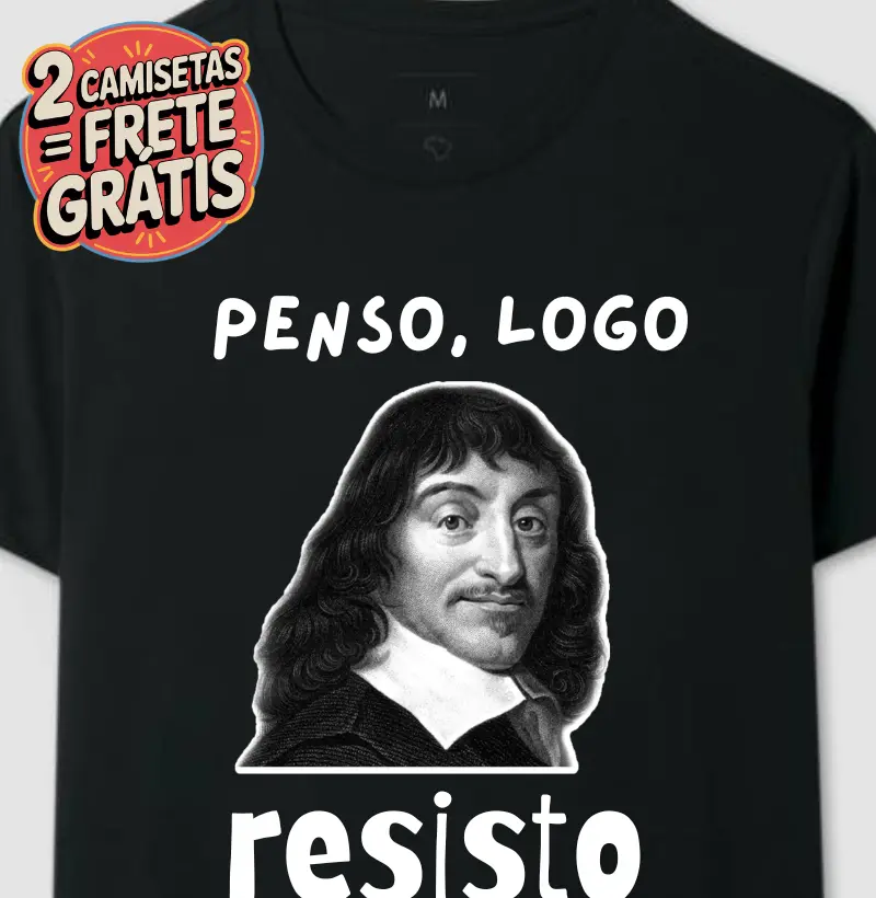 Frase Descartes Penso Logo Resisto