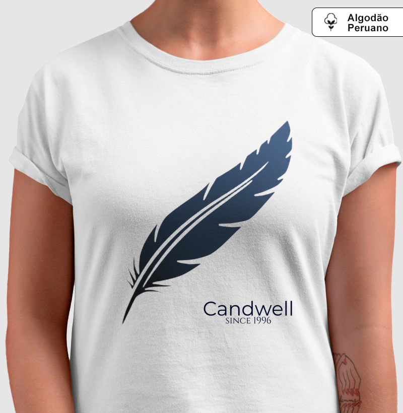 Camiseta Feminina Pena Candwell | Algodão Peruano 