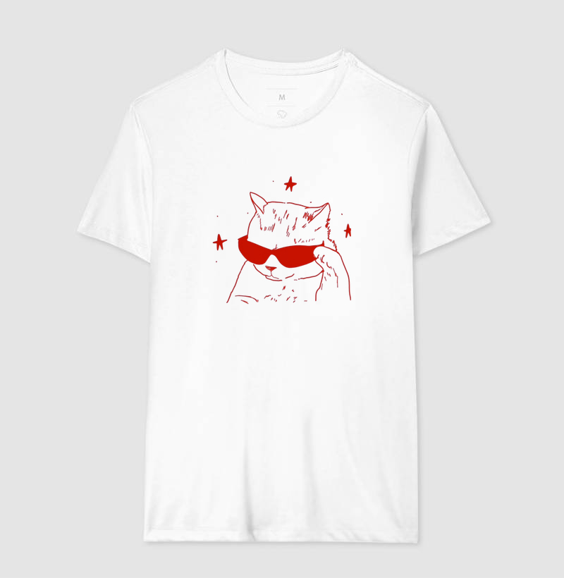 Camiseta Gato Estilo - Camiseta