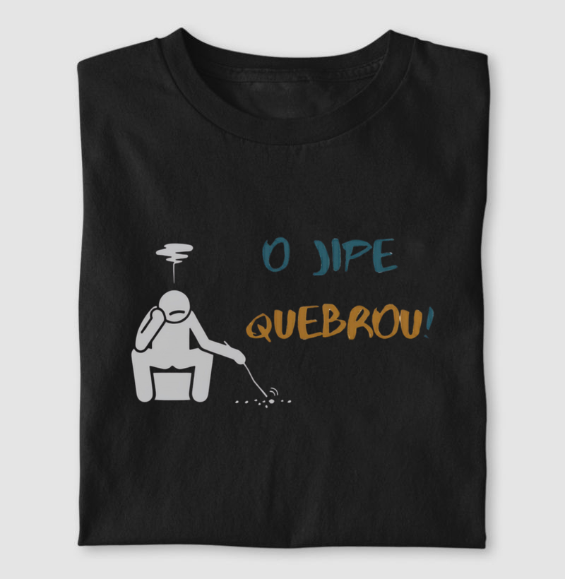 O jipe quebrou