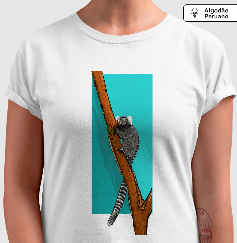 Camiseta Algodão Peruano Sagui