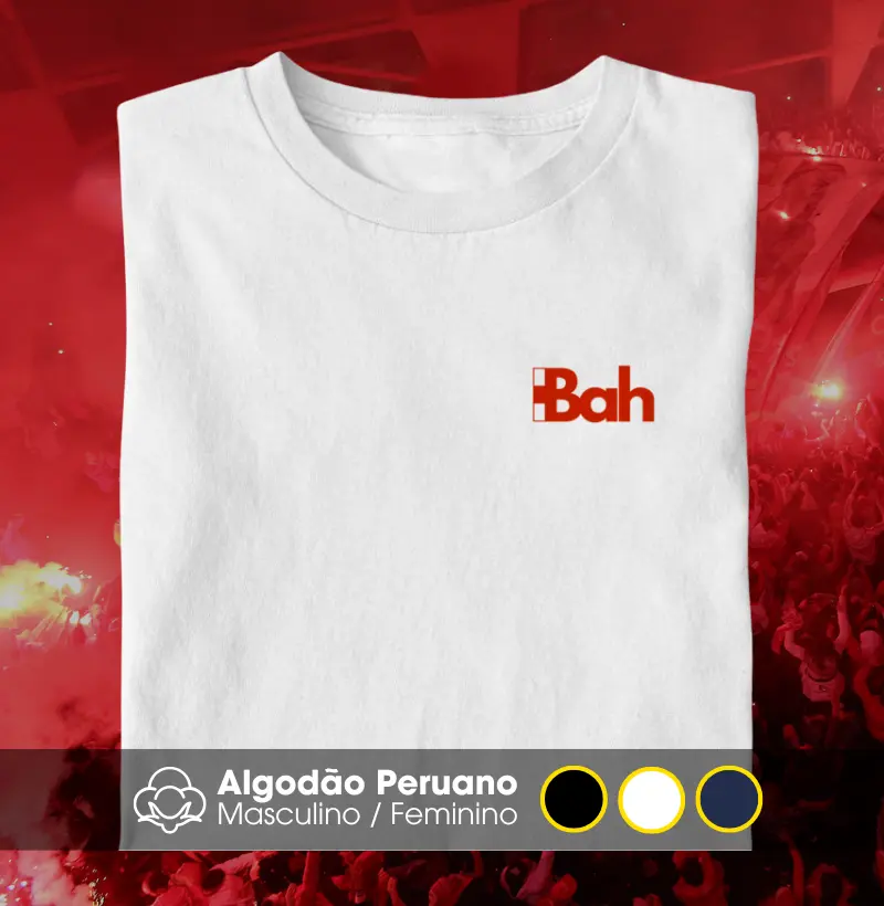 Bah Alvirrubro - bolso - Camiseta Algodão Peruano